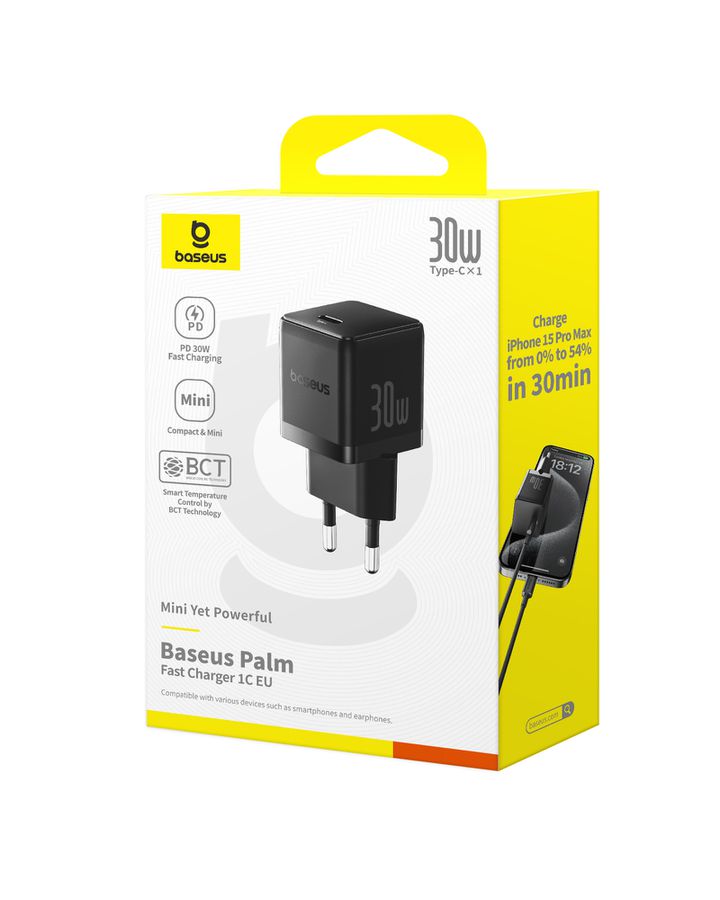 Baseus Palm Fastcharger 1C 30W Bl.