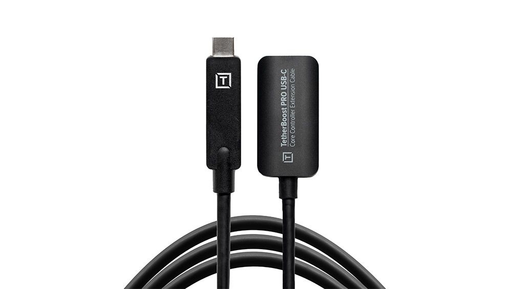TetherBoost Pro USB-C Ext Cable Blk