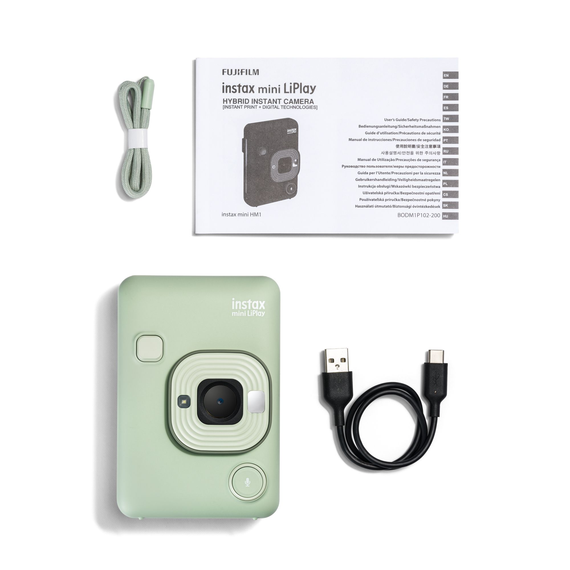 Fujifilm Instax Mini LiPlay Green USB-C