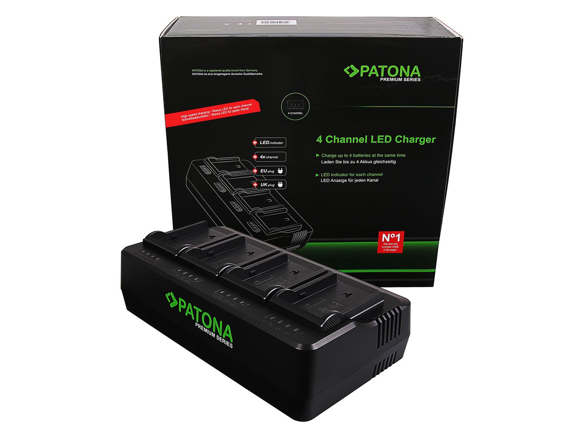 Patona 4-Port Chargeur Sony NP-F960