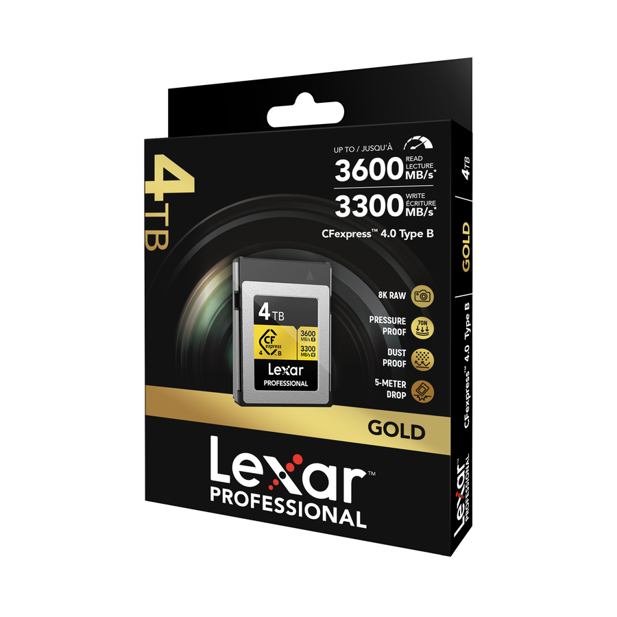 Lexar 3600MB/s CFexpress 4.0 B 4TB Gold