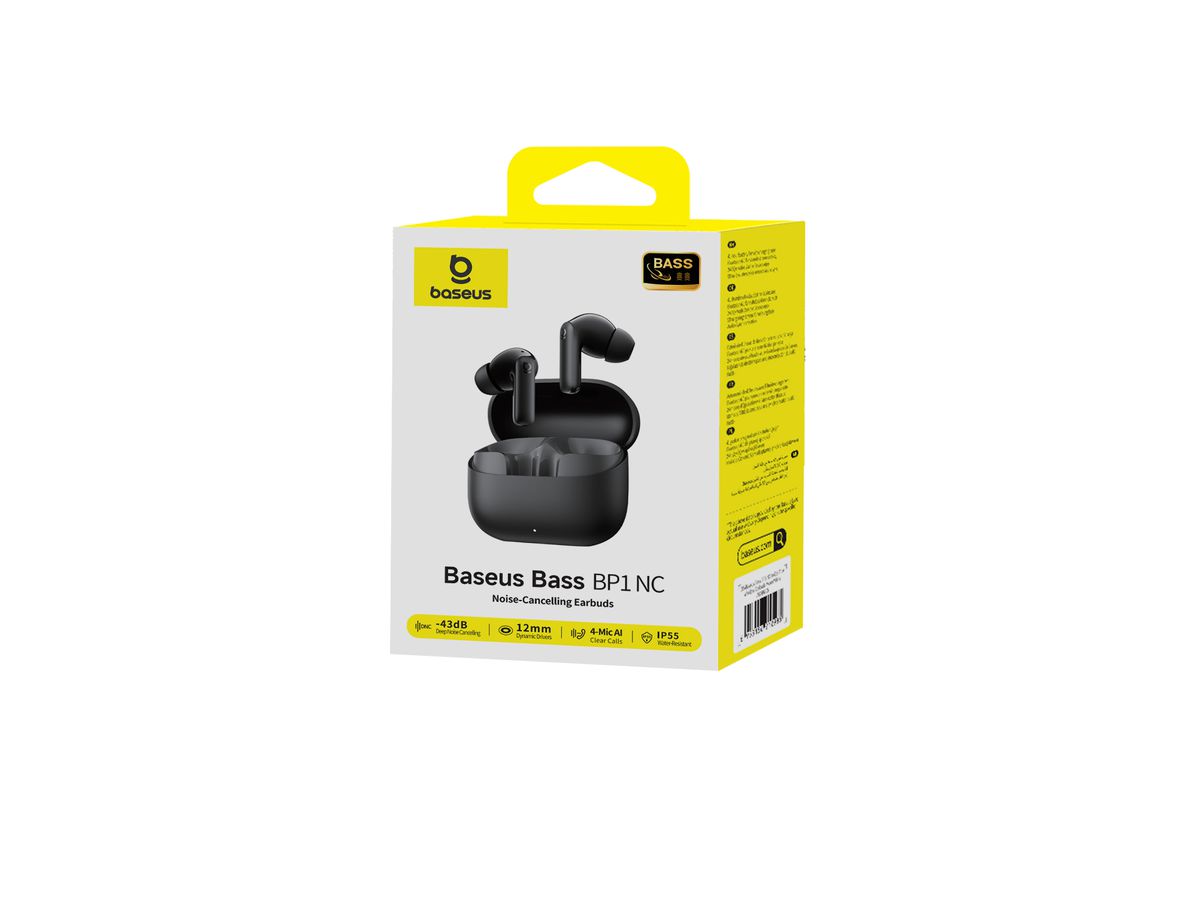 Baseus Bass BP1 NC InEar TWS Earbuds Bl