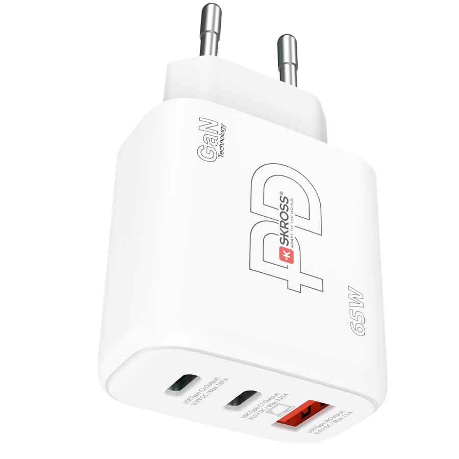 Skross Power Charger EU 65W GaN Combo+