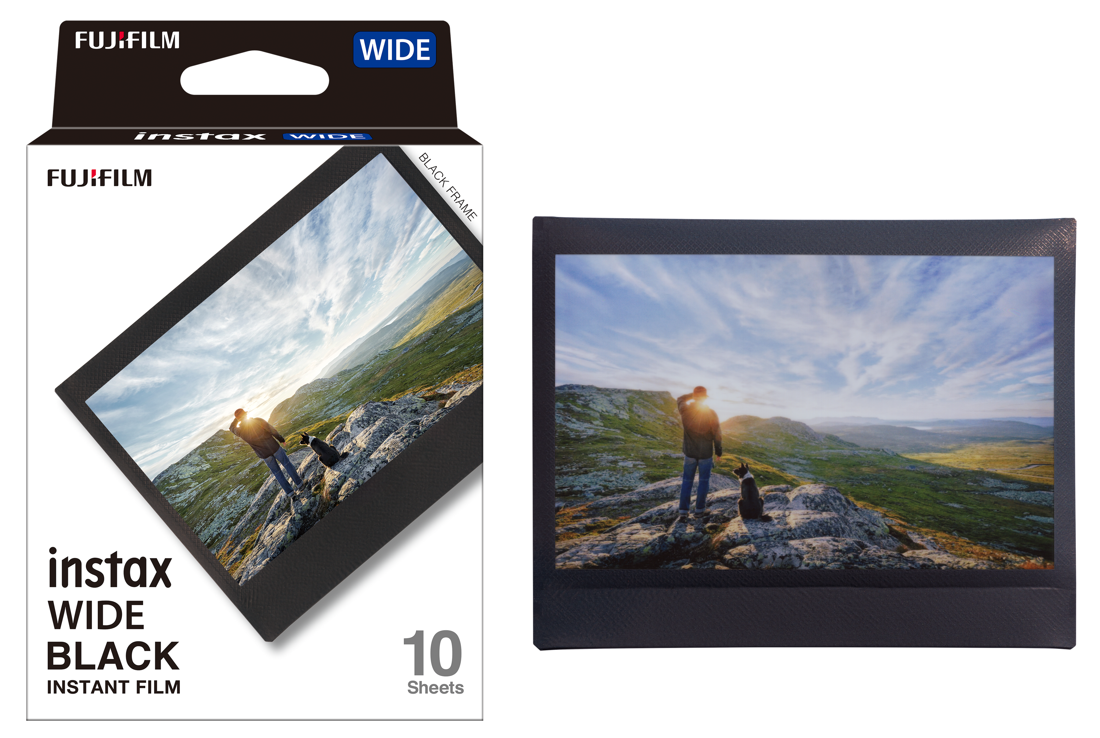 Fujifilm Instax Wide 10 Bl. Black Frame