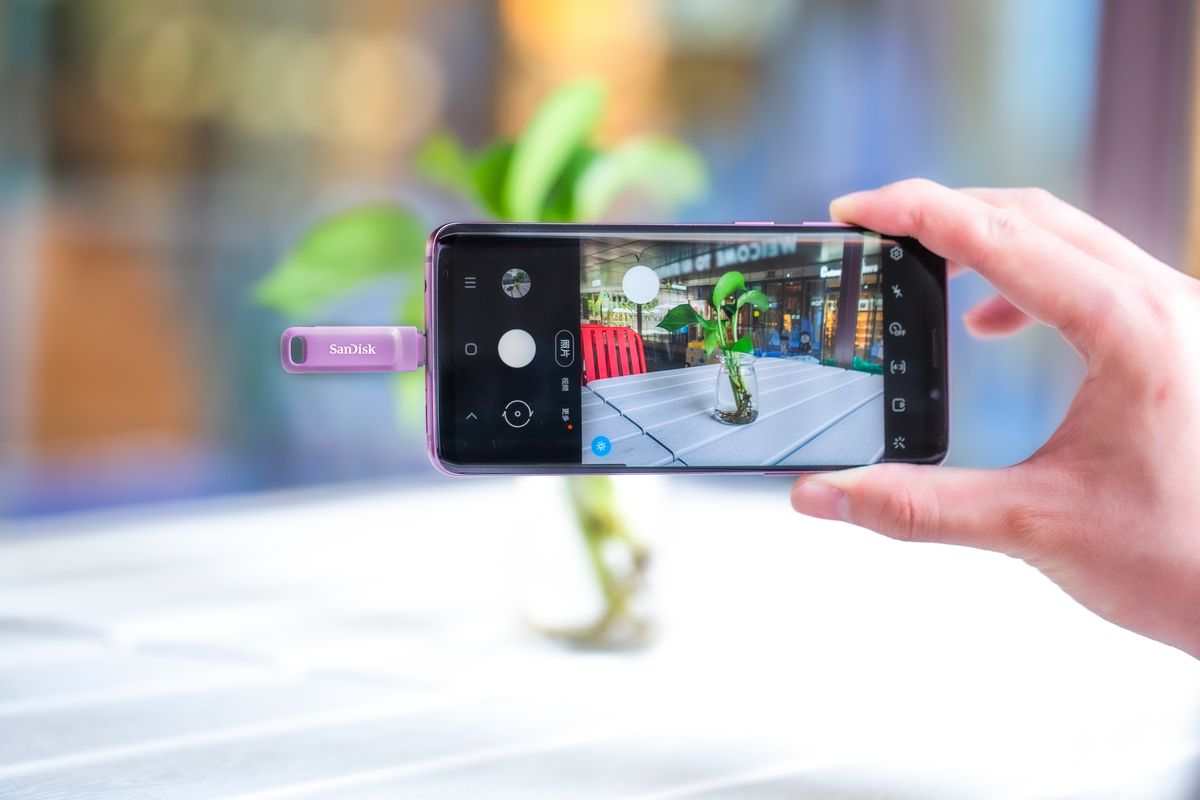 SanDisk Ultra USB DualDriveGo 128GB lila