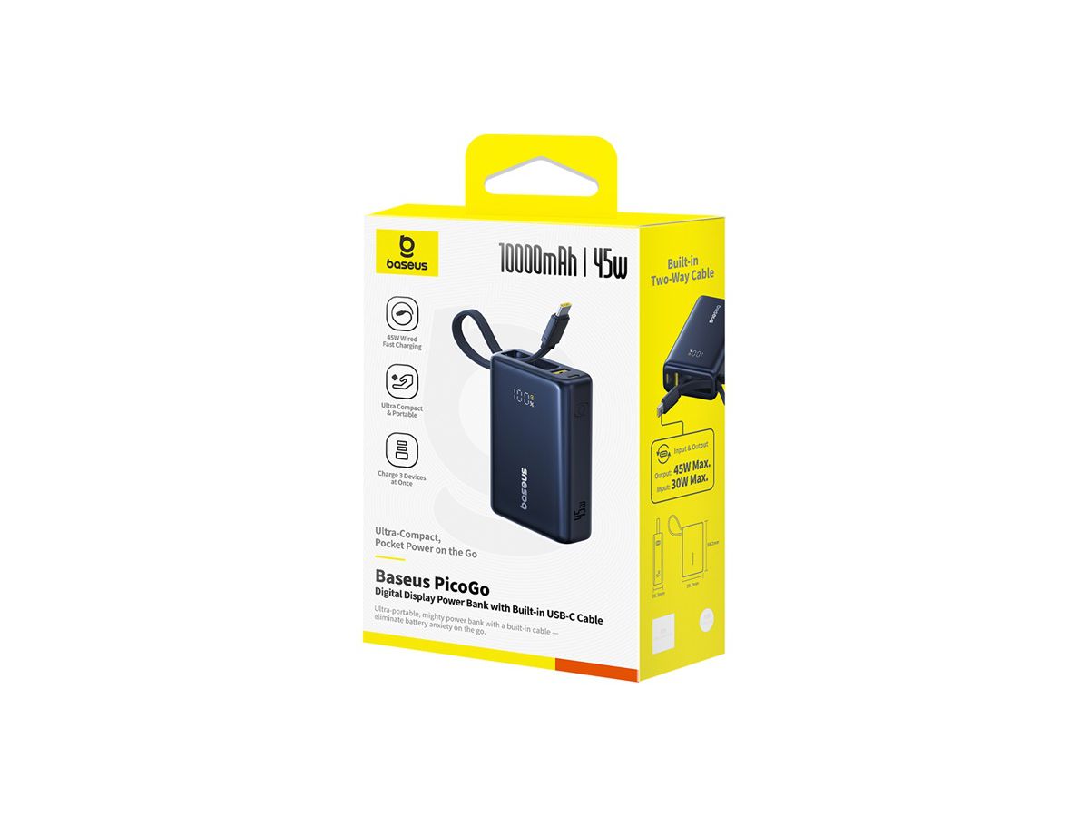 Baseus PicoGo Powerbank 10000 mAh Black