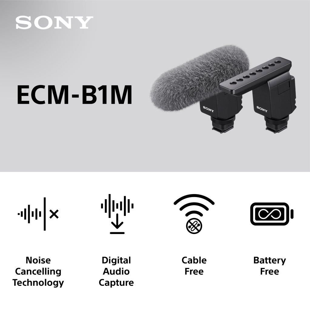 Sony ECM-B1M Shotgun Zoom Mikrofon