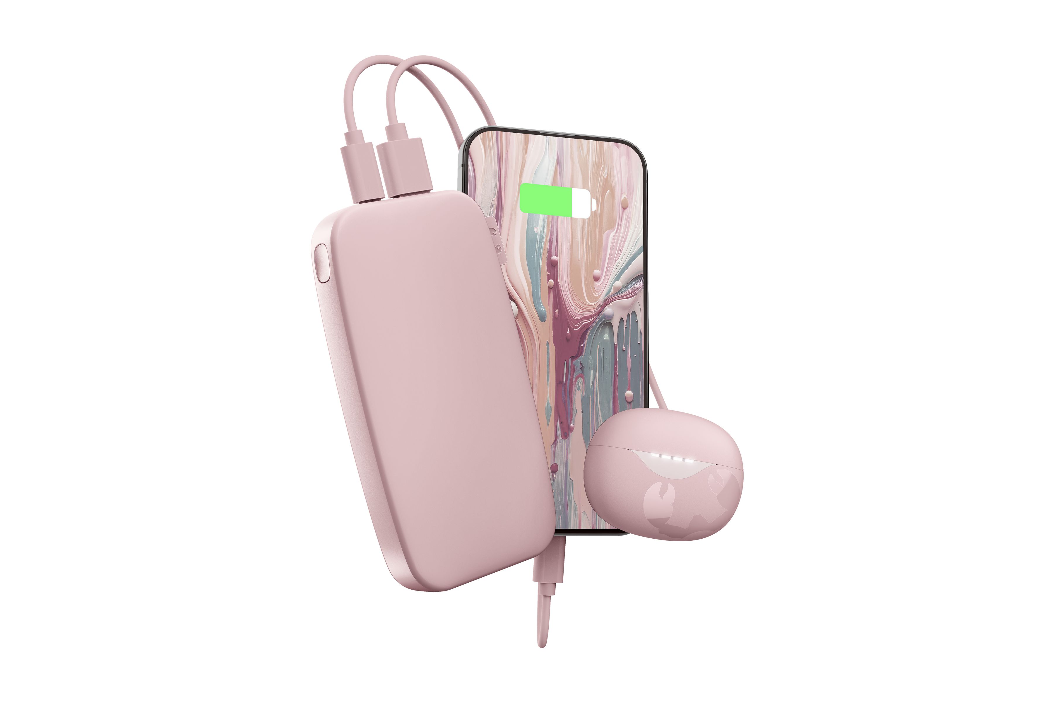 Fresh 'n Rebel Powerbank 12000 mAh Pink