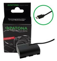 Patona USB-C Input Akku-Adapter LP-E6P