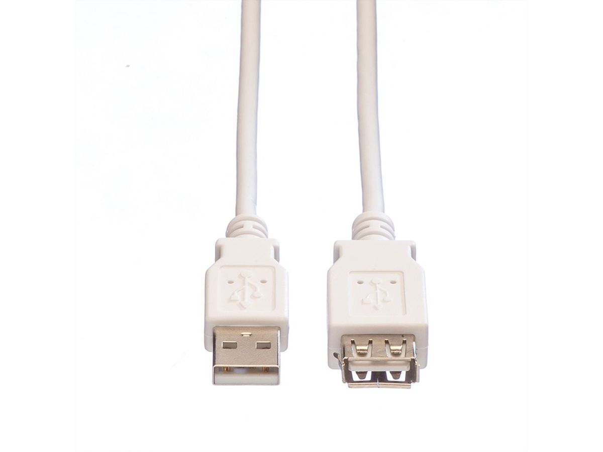 VALUE USB 2.0 Kabel, A-A, white (0.8 m)