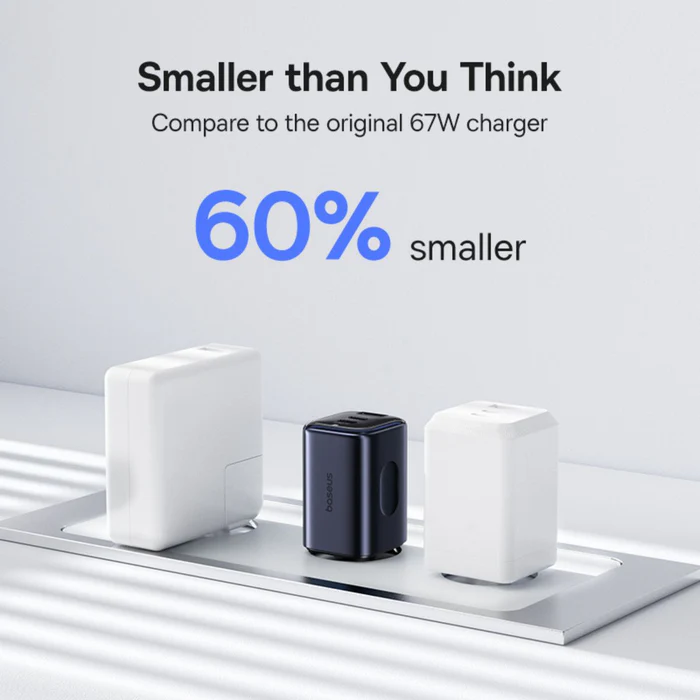 Baseus PicoGo Fastcharger 2C+U 67W Bl.