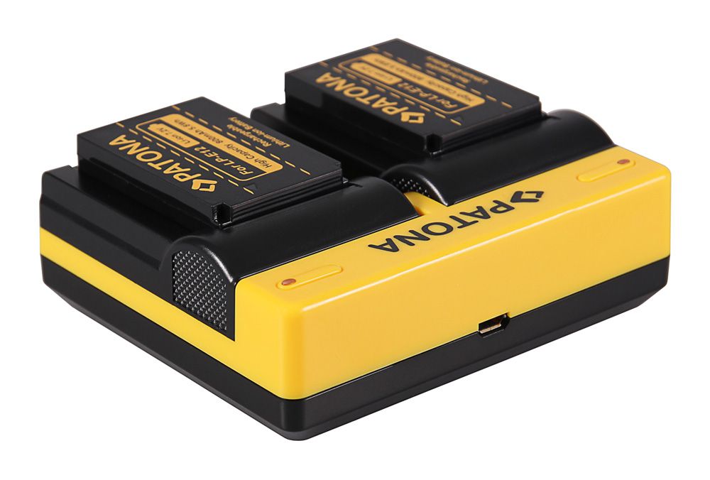 Patona Ladegerät Dual USB Canon LP-E12