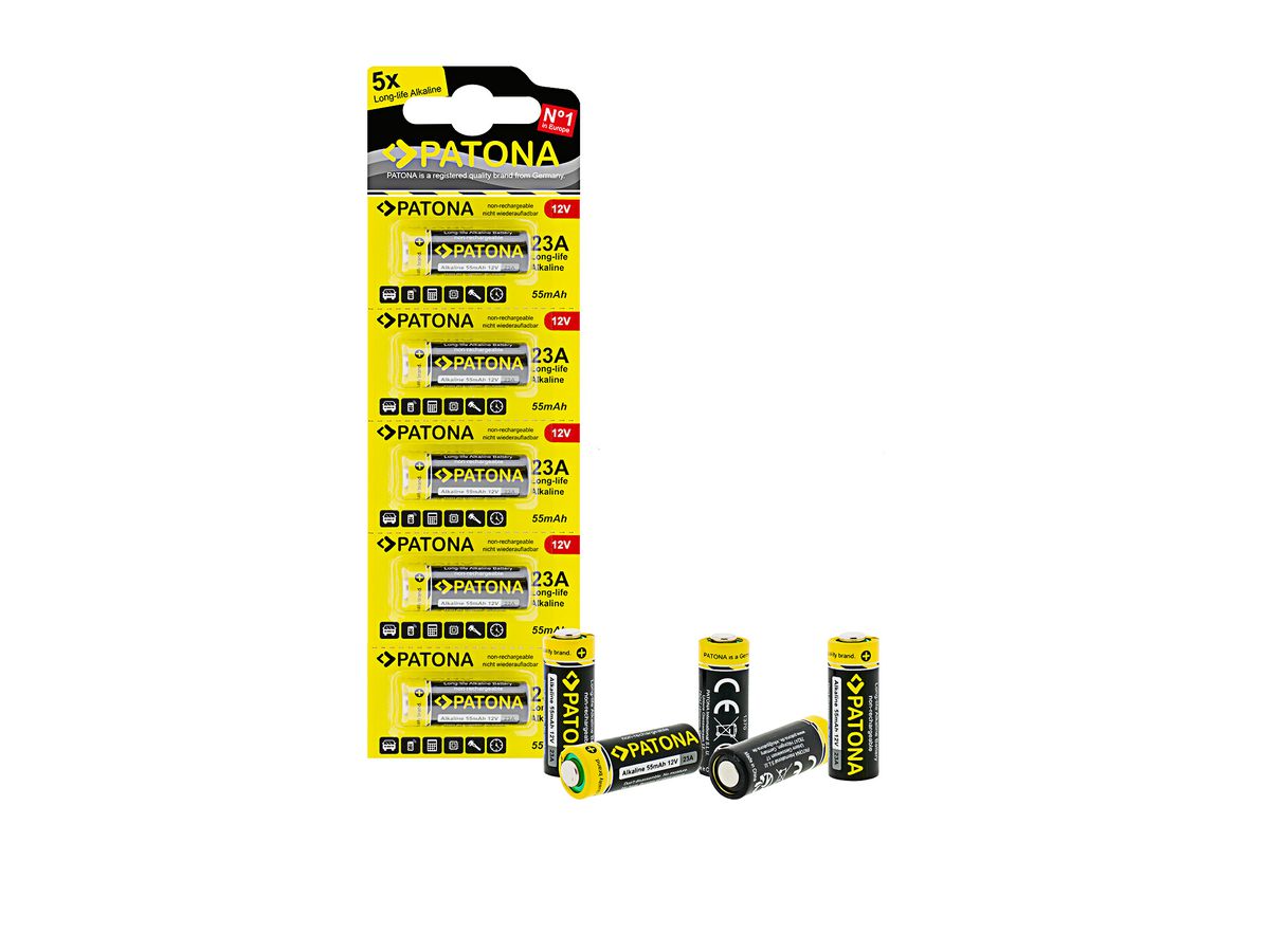 Patona 5 Stück 12V Alkaline Batterie A23