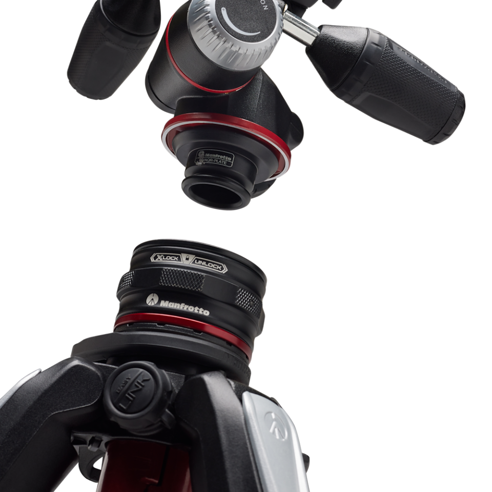 Manfrotto 055XPRO Carbon Tripod w/3W H.