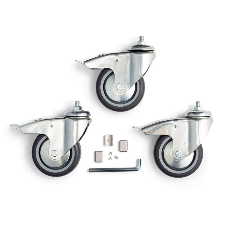 Manfrotto Wheel Set 100mm M10 w/Brakes