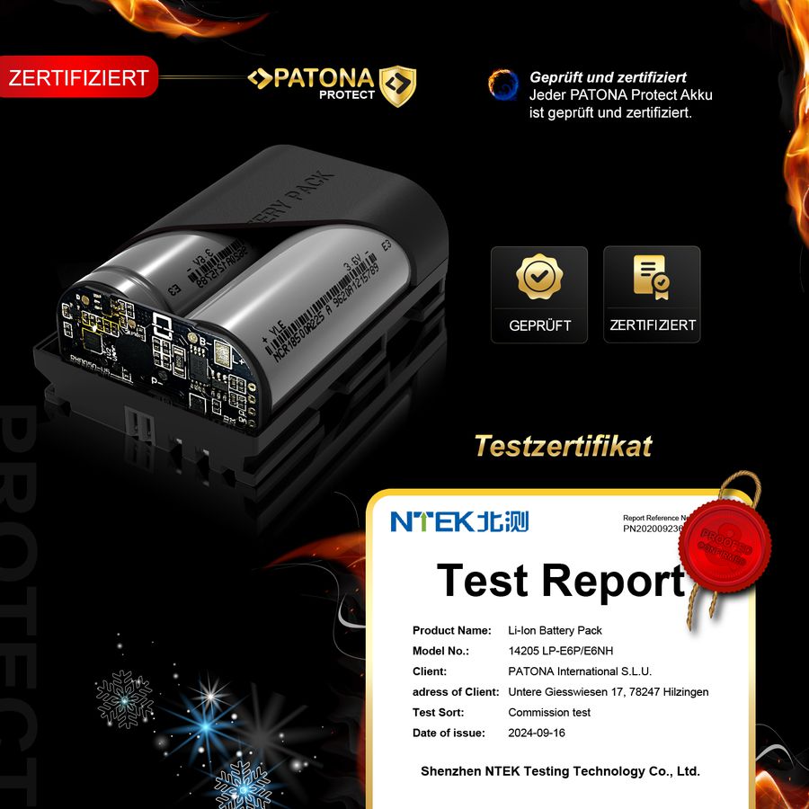 Patona Protect Akku Canon LP-E6P