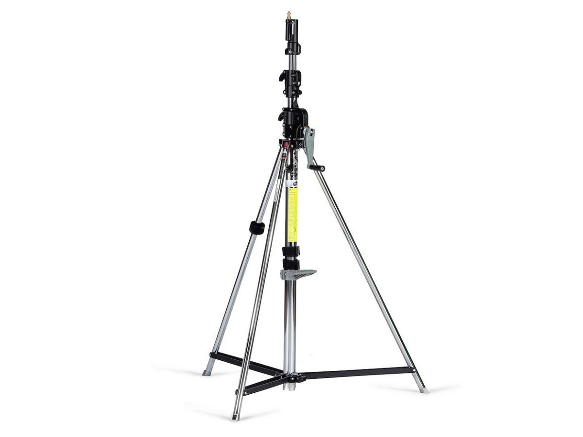 Manfrotto Wind Up Stand Steel 3 S. Silv