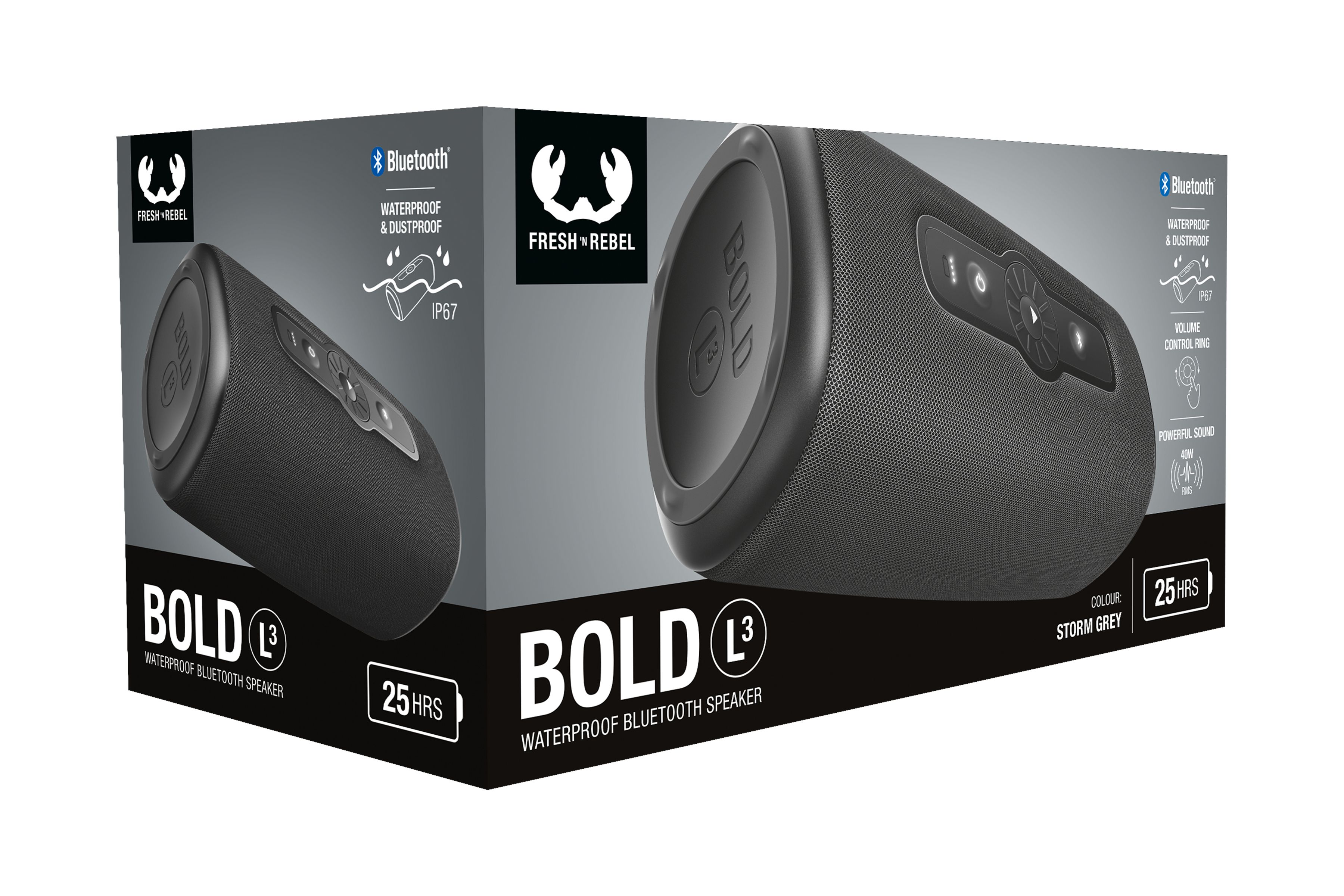 Fresh 'n Rebel BOLD L3 Storm Grey