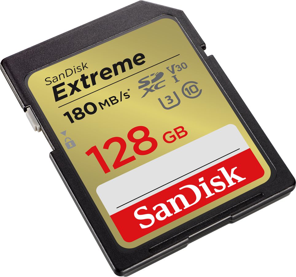 SanDisk Extreme 180MB/s SDXC 128GB