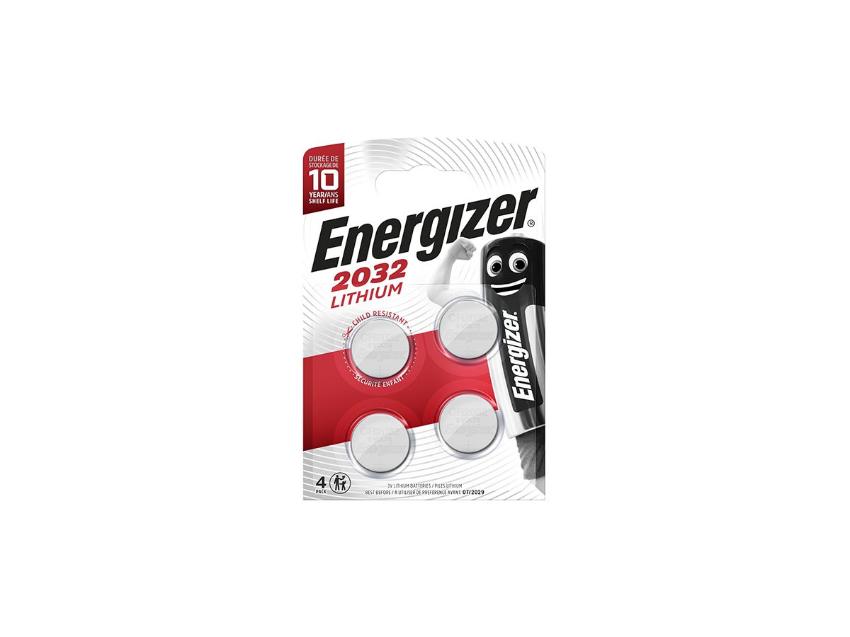 Energizer CR 2032 Lithium 3.0V FSB-4