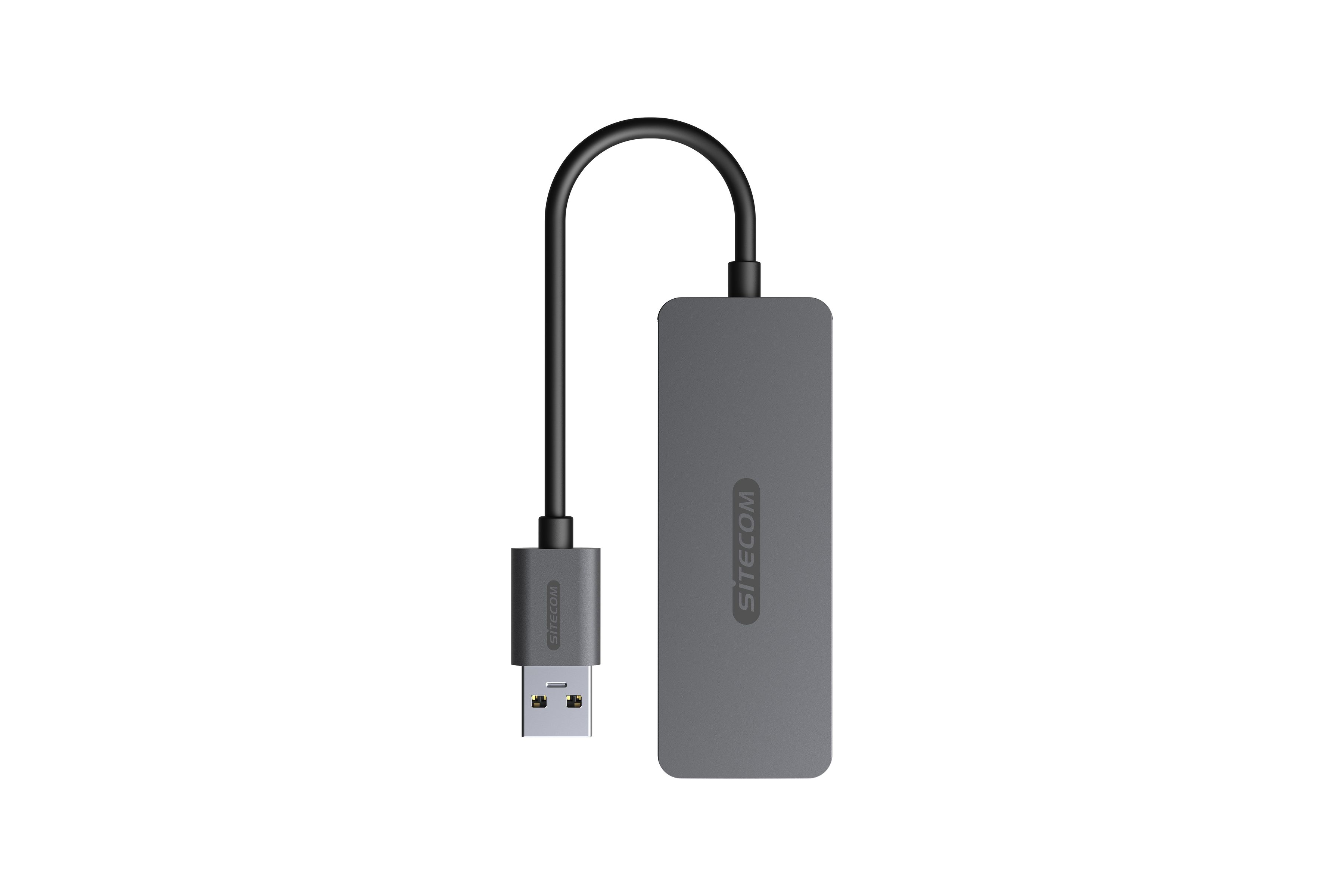 Sitecom USB-A to 2x USB-A + 2x USB-C Hub