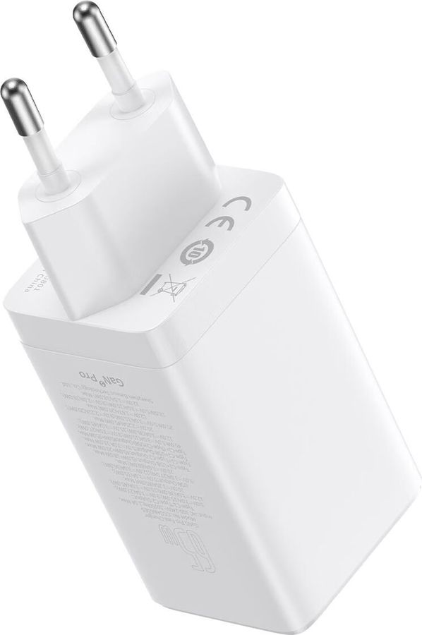 Baseus GaN5 Pro 3 Port Charger 65W White