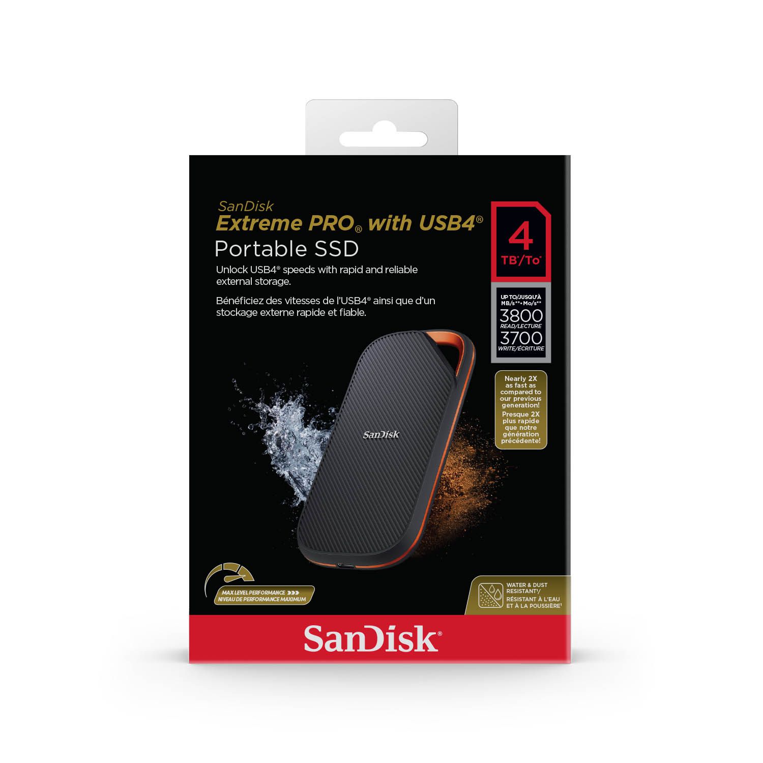 SanDisk Extreme PRO PSSD mit USB 4.0 2TB