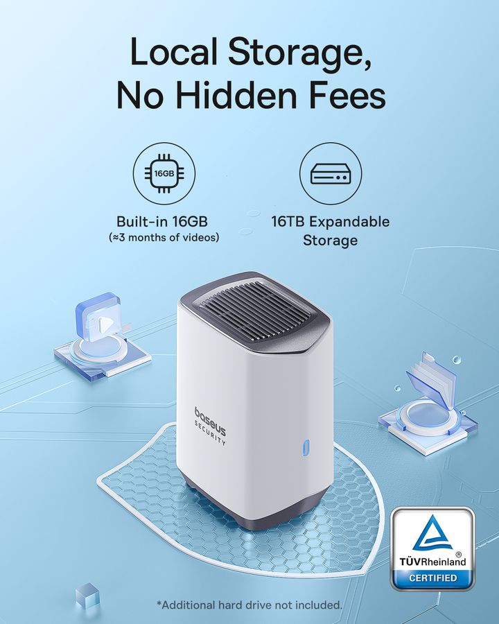 Baseus N1+ Outdoor Camera 2K 4CamKit