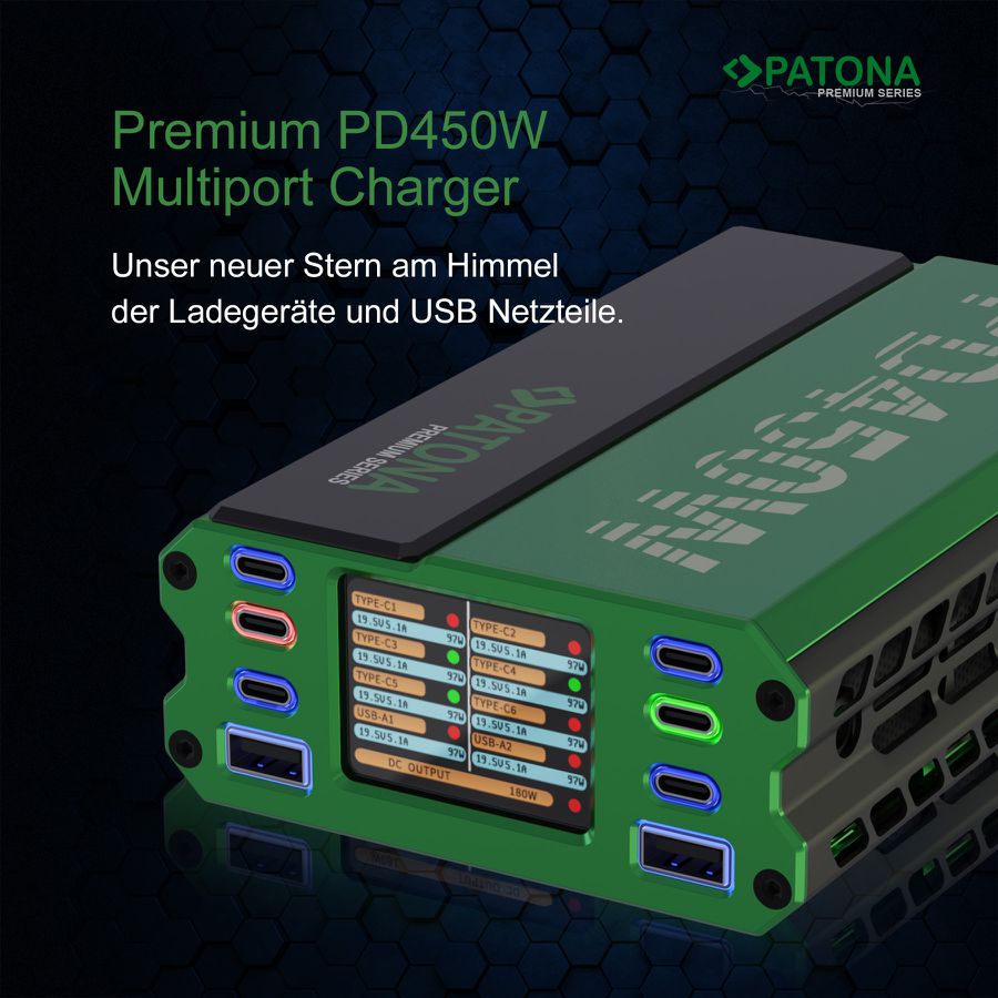 Patona PD 450W USB-C Multiport Set