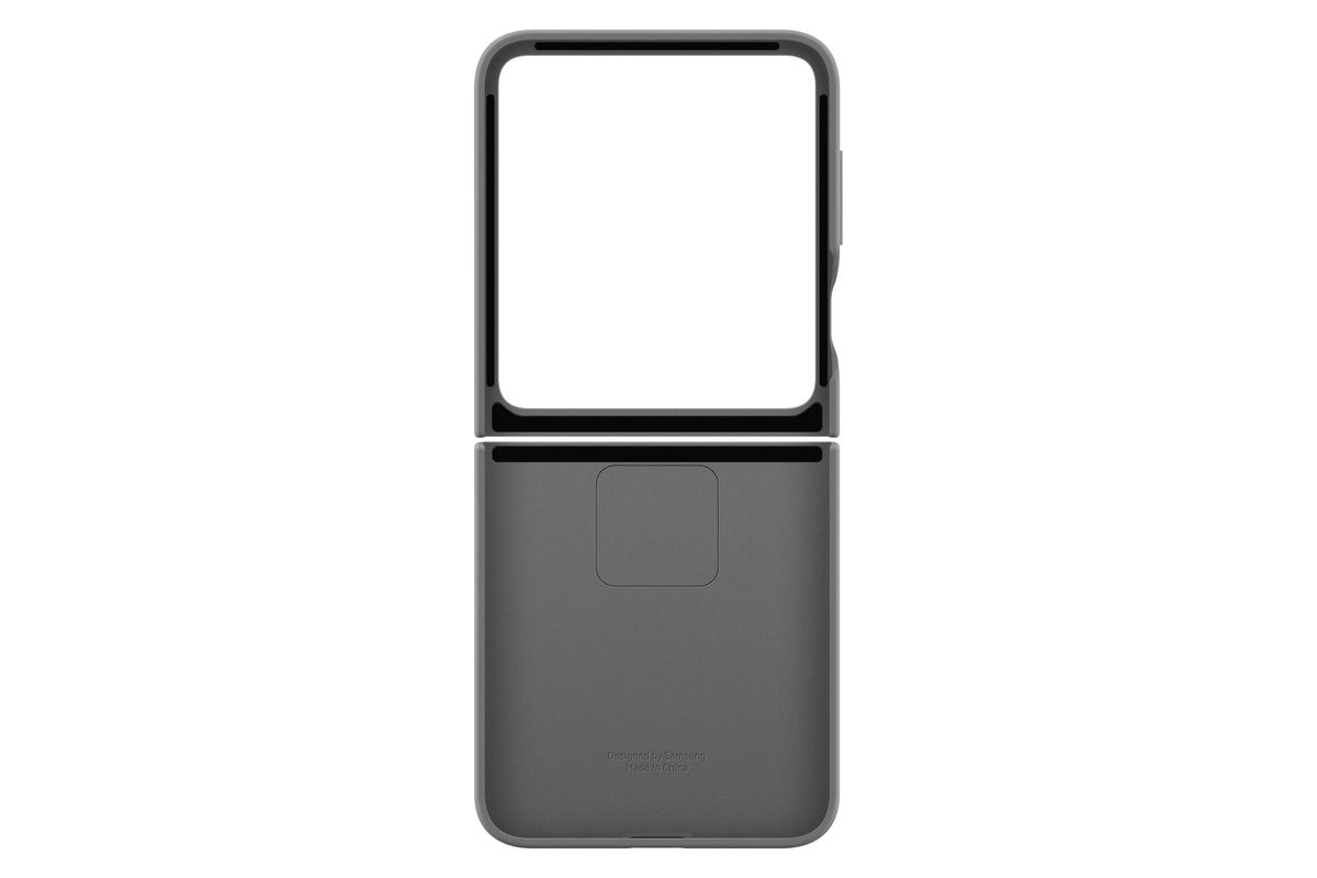 Samsung Flip 6 Silicone Case Gray