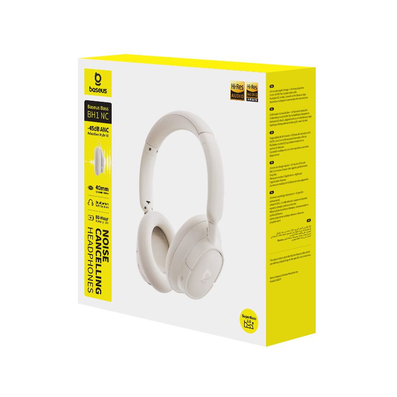 Baseus Bass BH1 NC Wirel ANC Headph Wh