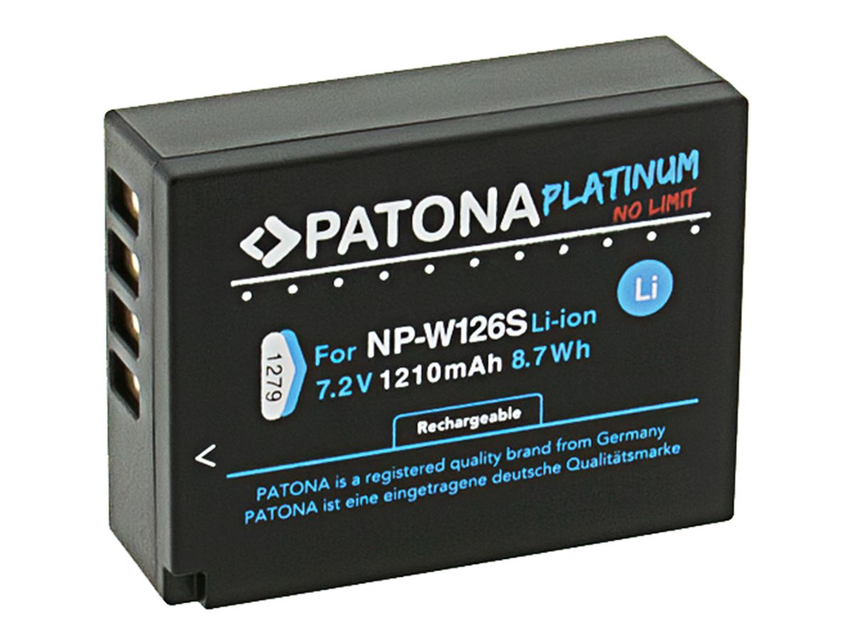 Patona Platinum Batterie Fuji NP-W126S
