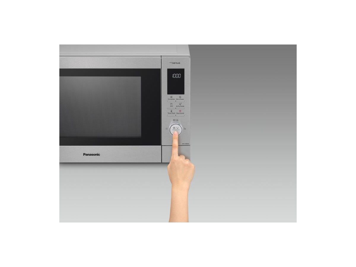 Panasonic Mikrowelle CD88 Kombi silber