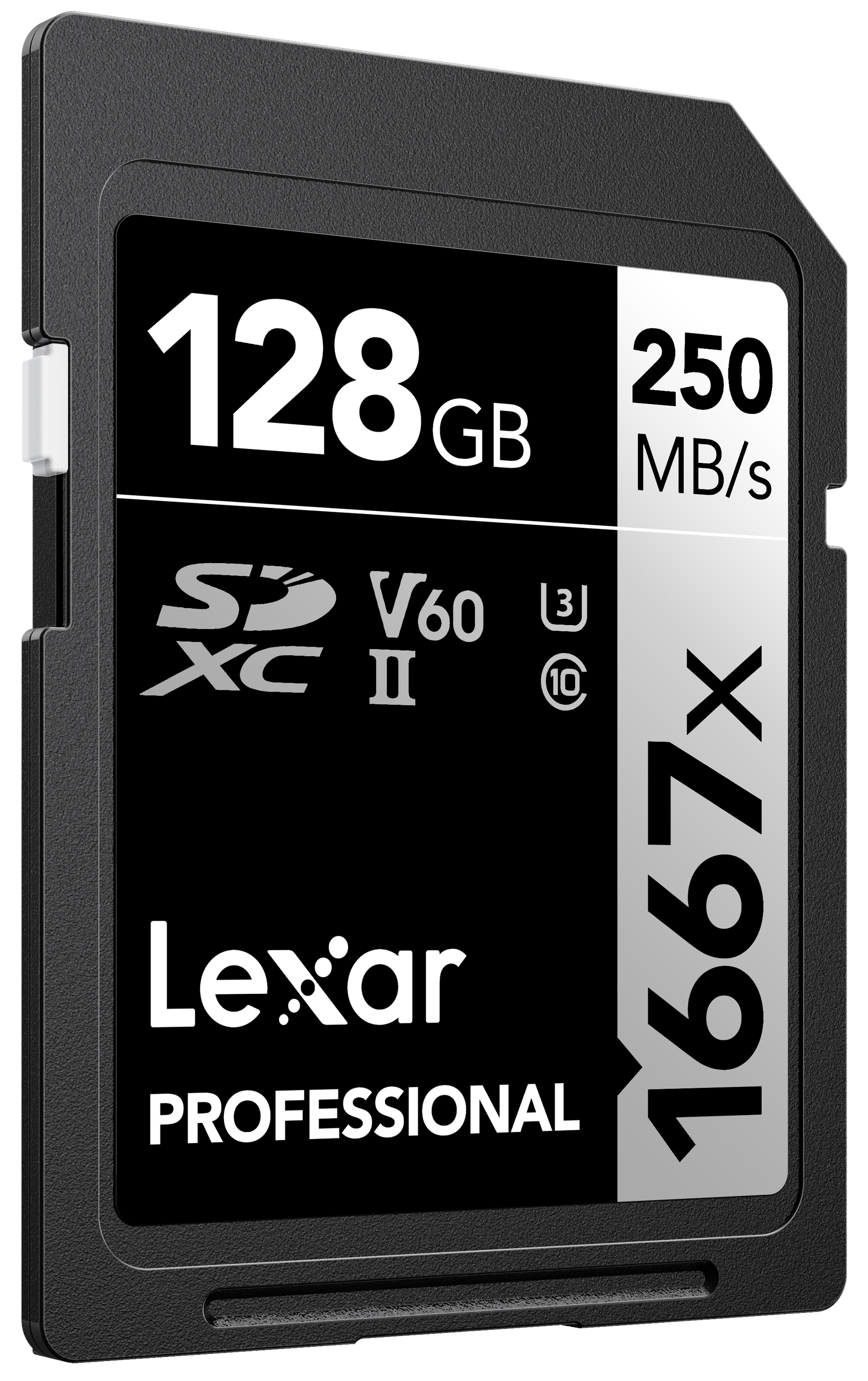 Lexar 1667x UHS-II SDXC 128GB Silver