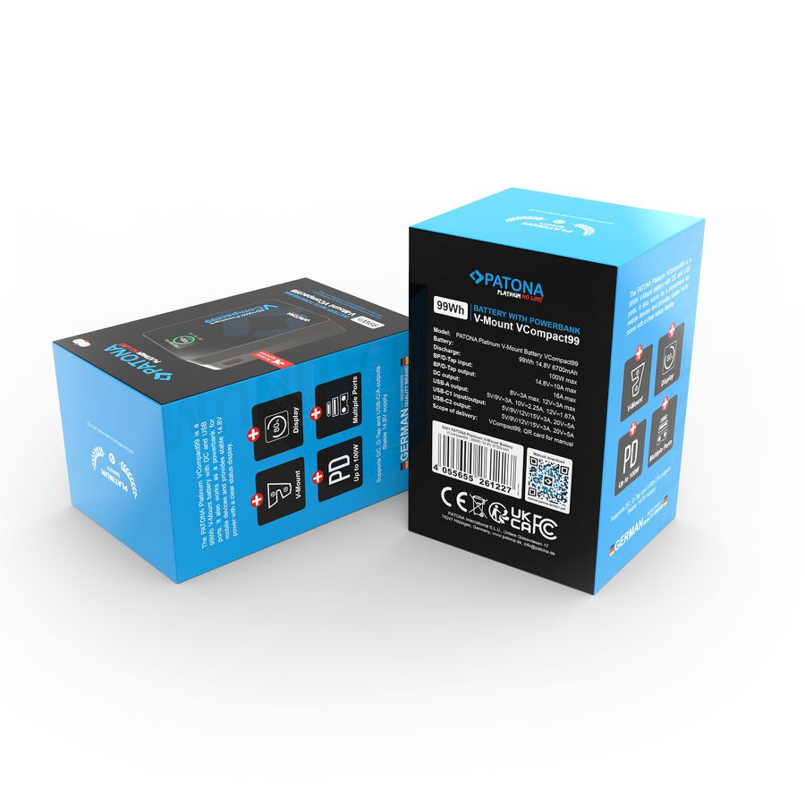Patona Compact V-Mount 99Wh PD100W