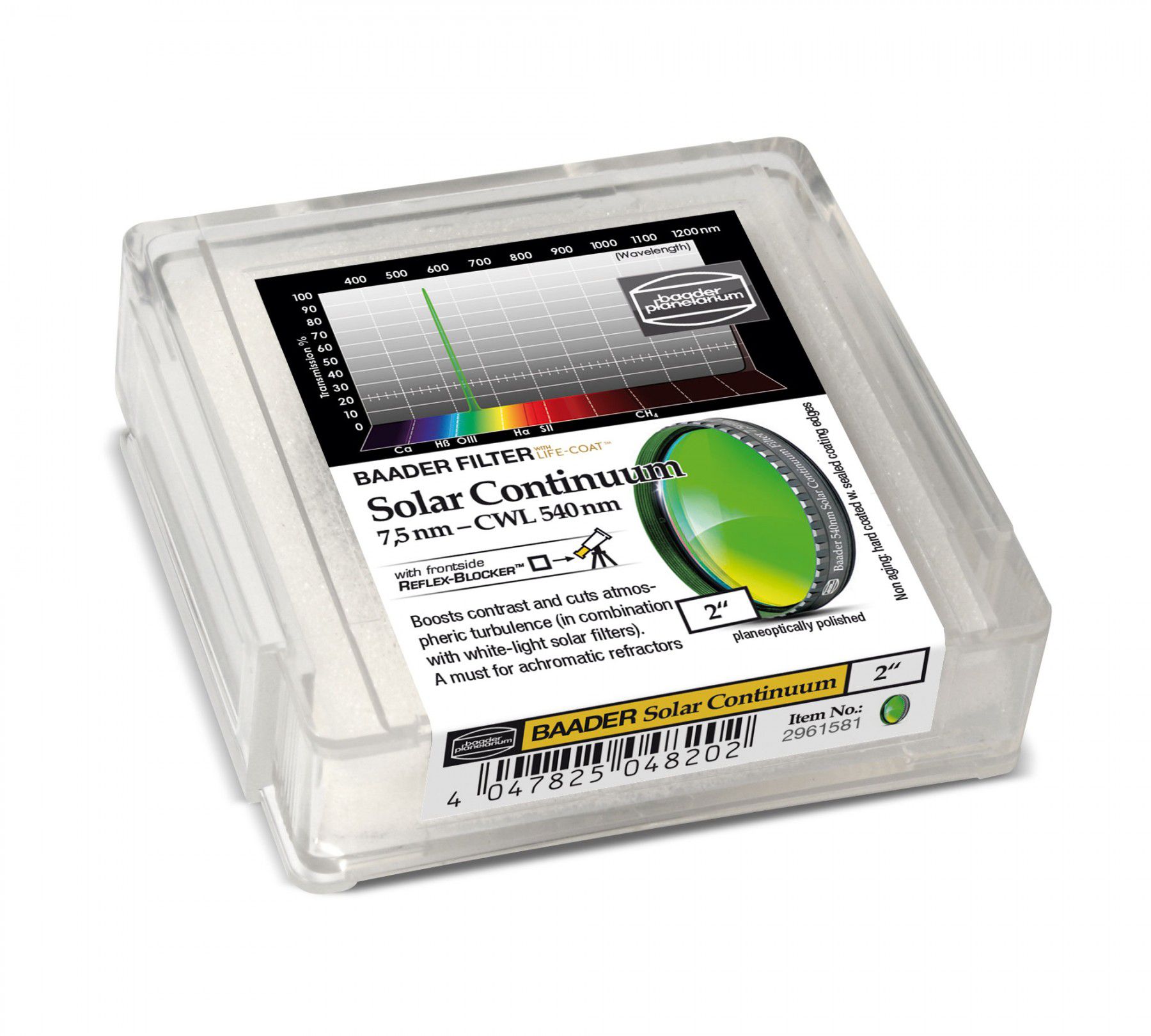 Baader 7,5nm SC 2" Filter (540nm)