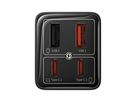Baseus GaN6 Pro 4 Port Charger 65W Black