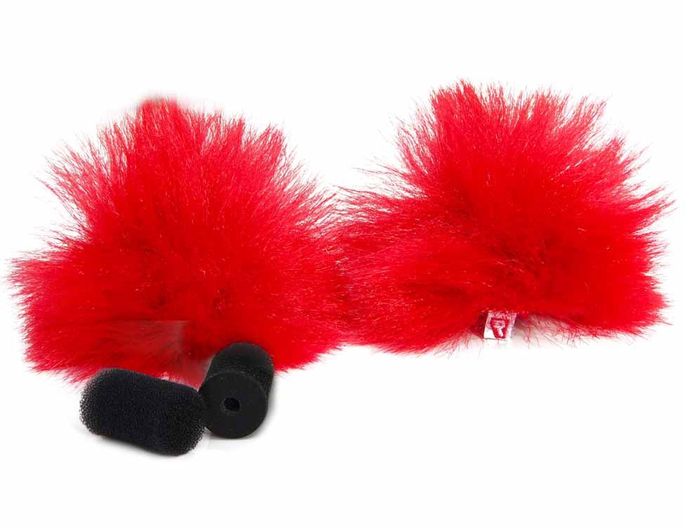 Rycote Pair Lav Windjammer Red