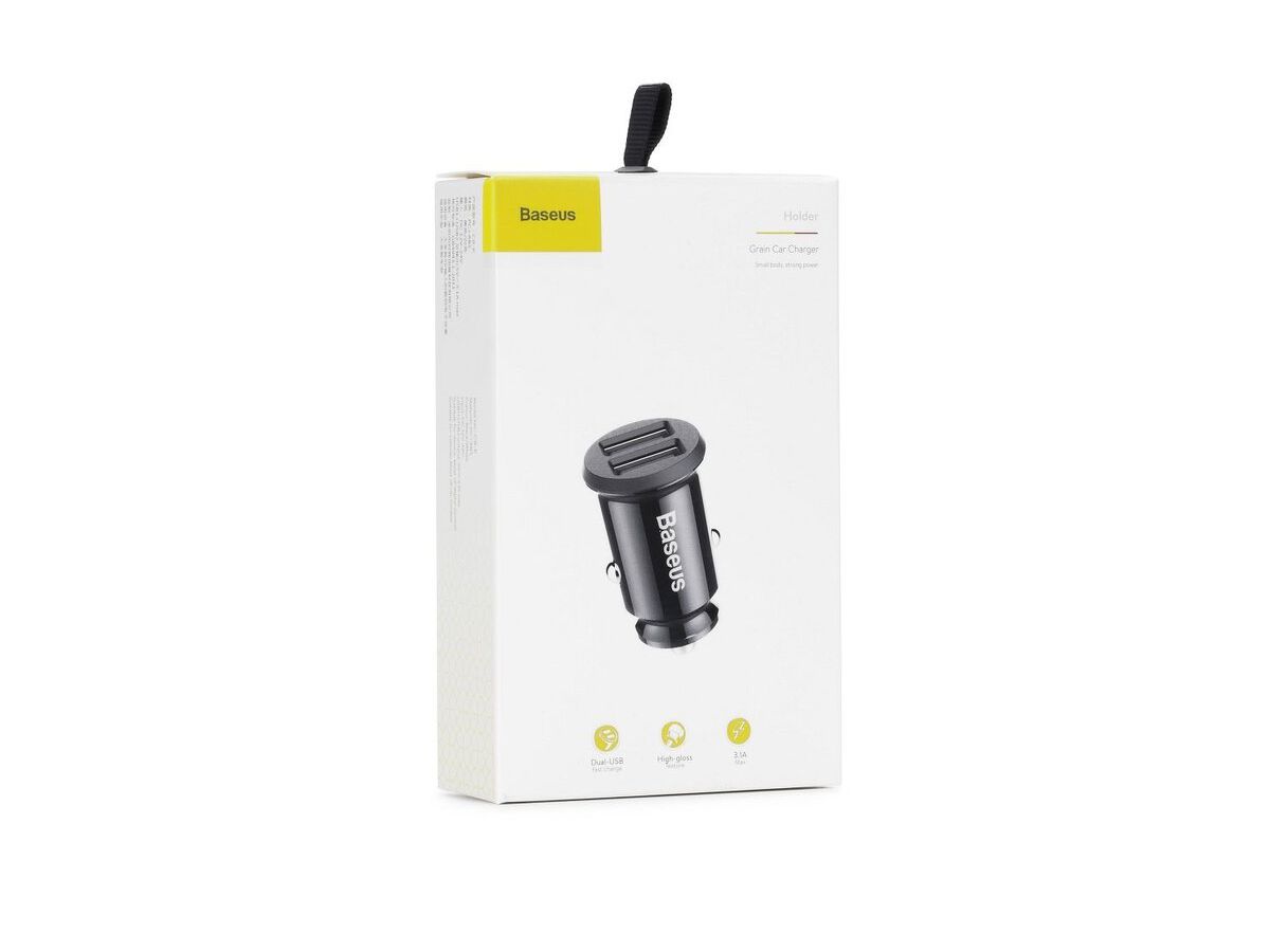 Baseus Dual Car Charger 5V Black