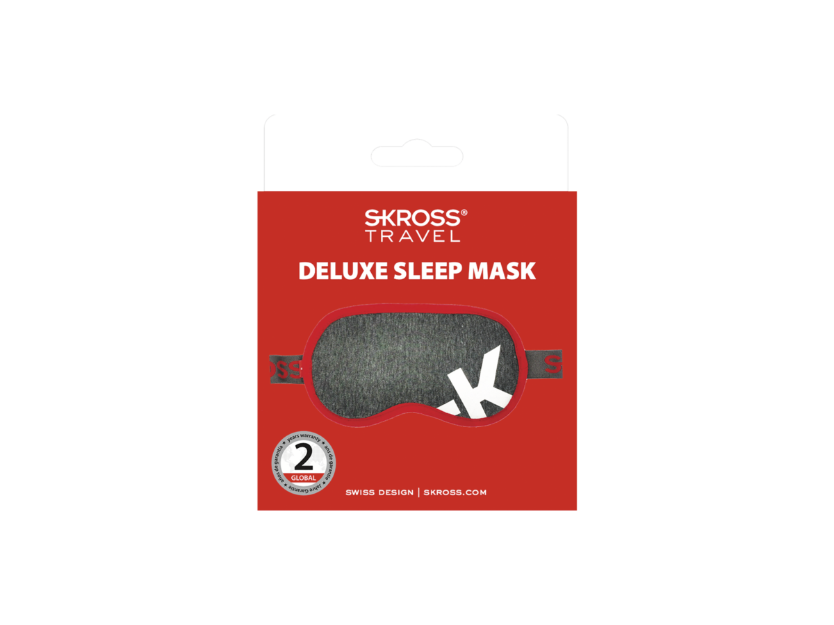 Skross Deluxe Sleep Mask Dark Grey