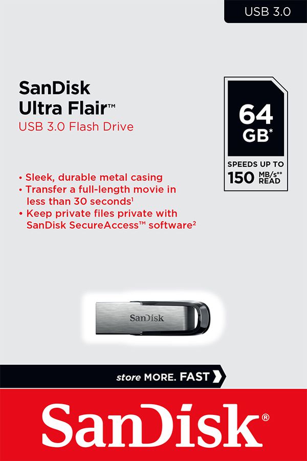 Sandisk Ultra USB 3.0 Flair 64GB