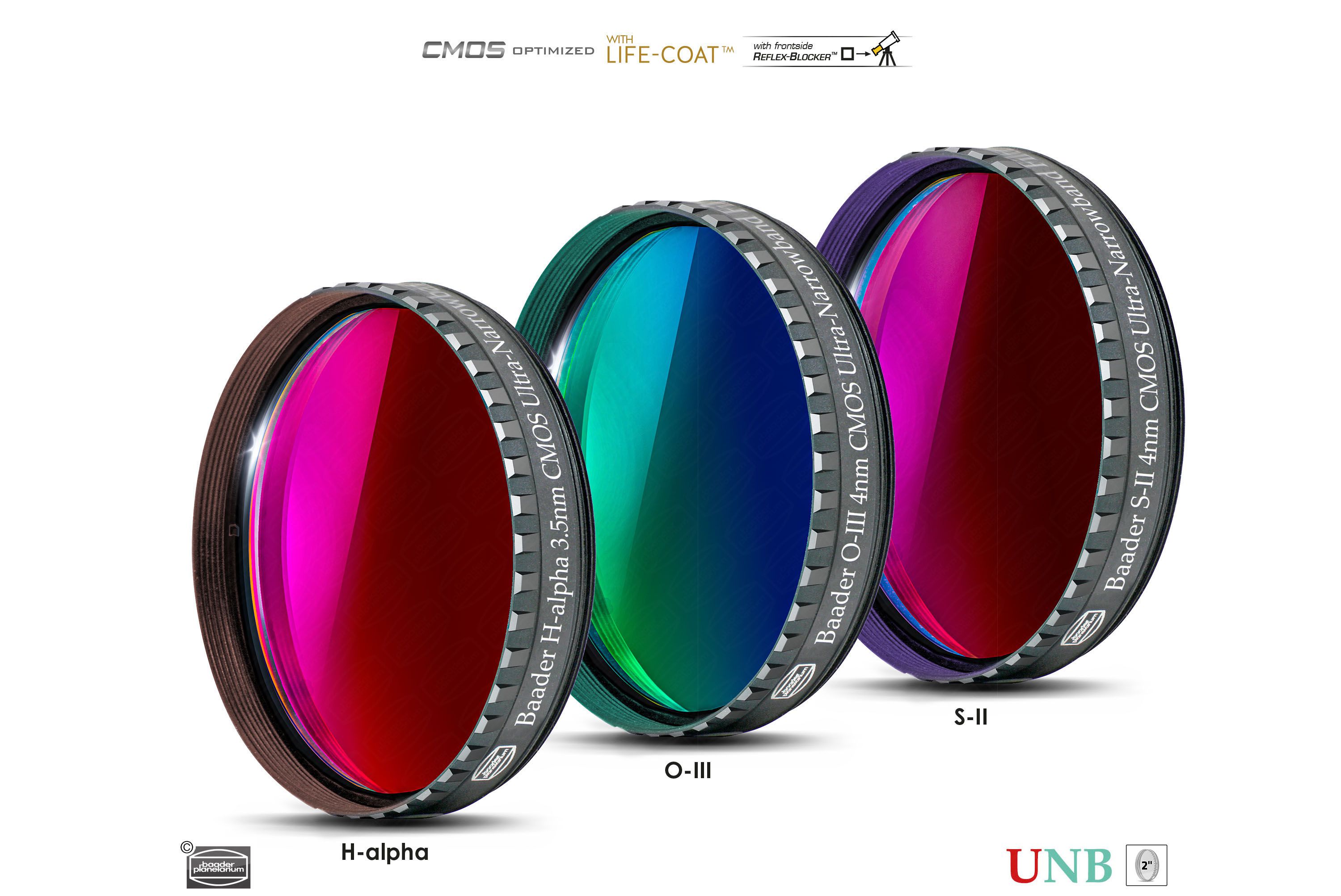 Baader Schmalband Satz (3.5/4nm) 2"