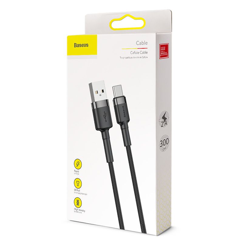 Baseus USB-A to USB-C 3m Fast Charging