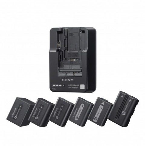 Sony BC-QM1 Multi Akku Charger + USB