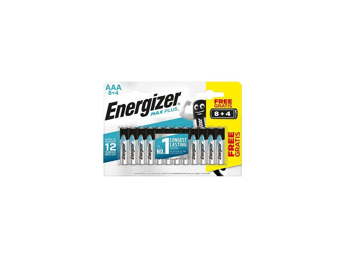 Energizer Max Plus Micro AAA 8+4