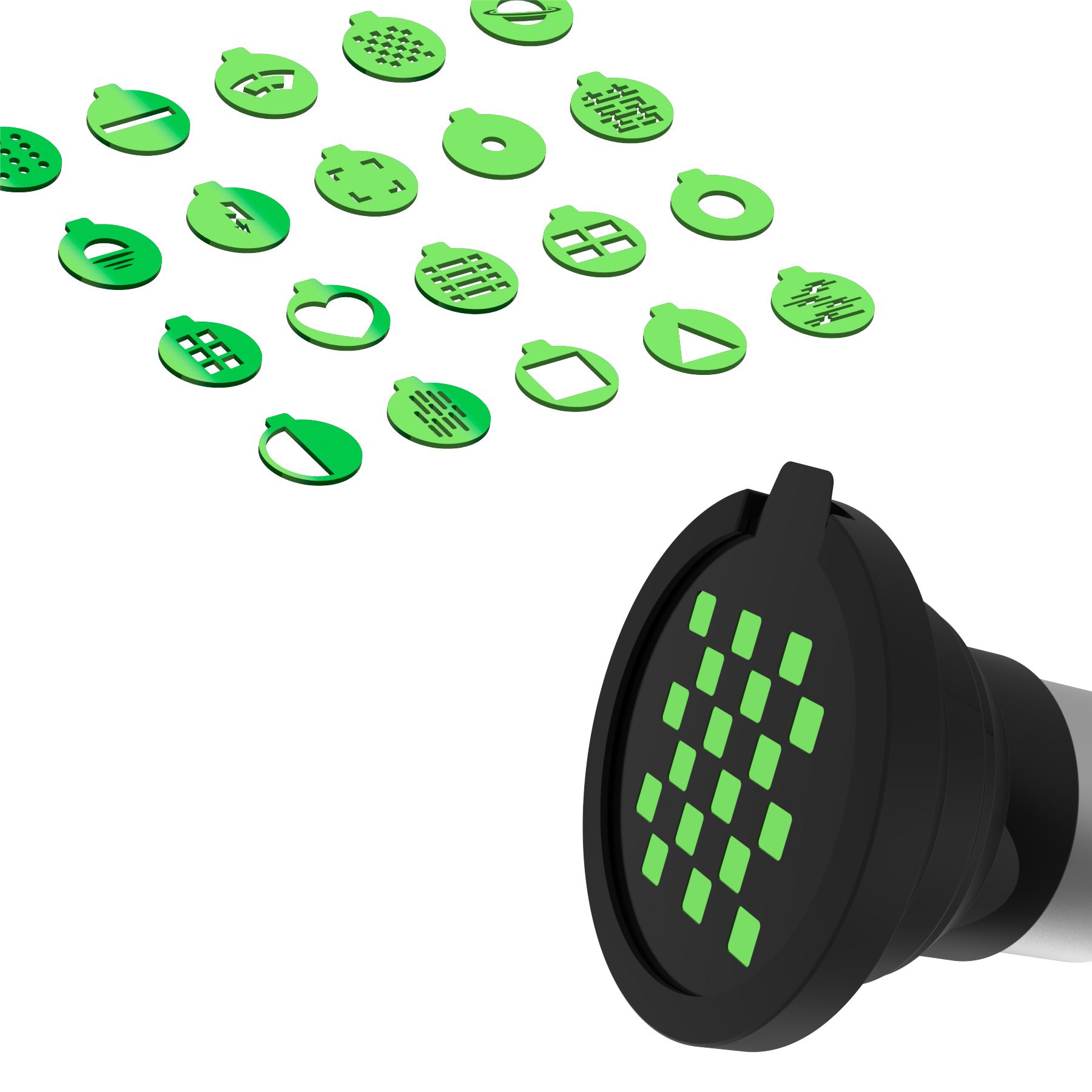 Patona FL15 RGB LED Retro-Videoleuchte